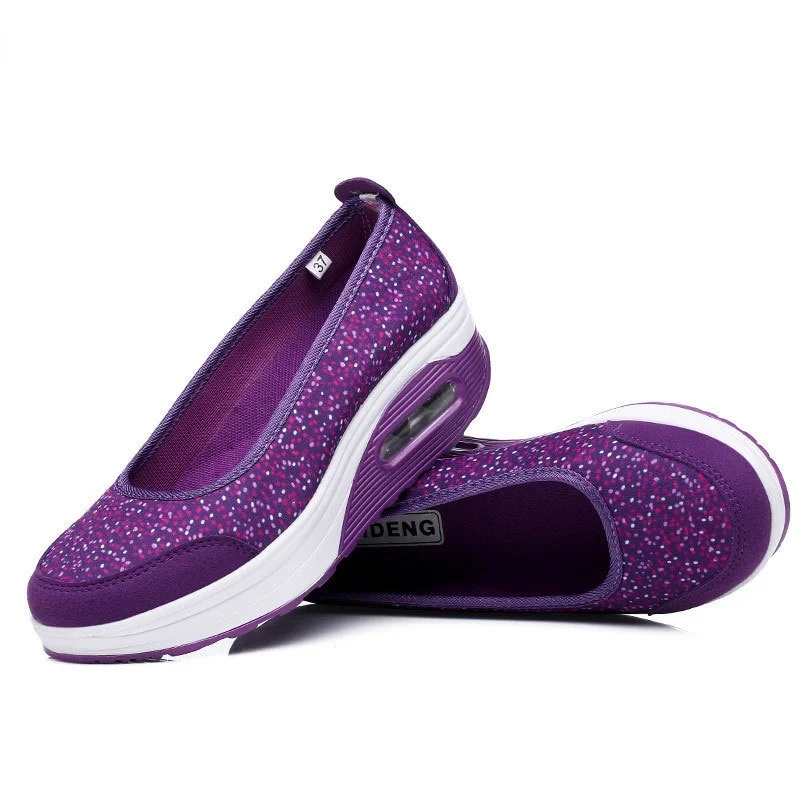 Women Spring Autumn Shoes Stretch Fabric Casual Shoes Swing Wedges Platform Breathable Lady Shoes 4.5 CM Height Increasing
Women Spring Autumn Shoes Stretch Fabric Casual Shoes Swing Wedges Platform Breathable Lady Shoes 4.5 CM Height Increasing