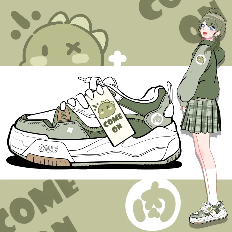 Y2K Korean Women Vintage Casual Kawaii Green Girl Sport Loafers Sneakers Athletic Cute Platform Tennis Shoe Chunky Sneaker Shoes
Y2K Korean Women Vintage Casual Kawaii Green Girl Sport Loafers Sneakers Athletic Cute Platform Tennis Shoe Chunky Sneaker Shoes