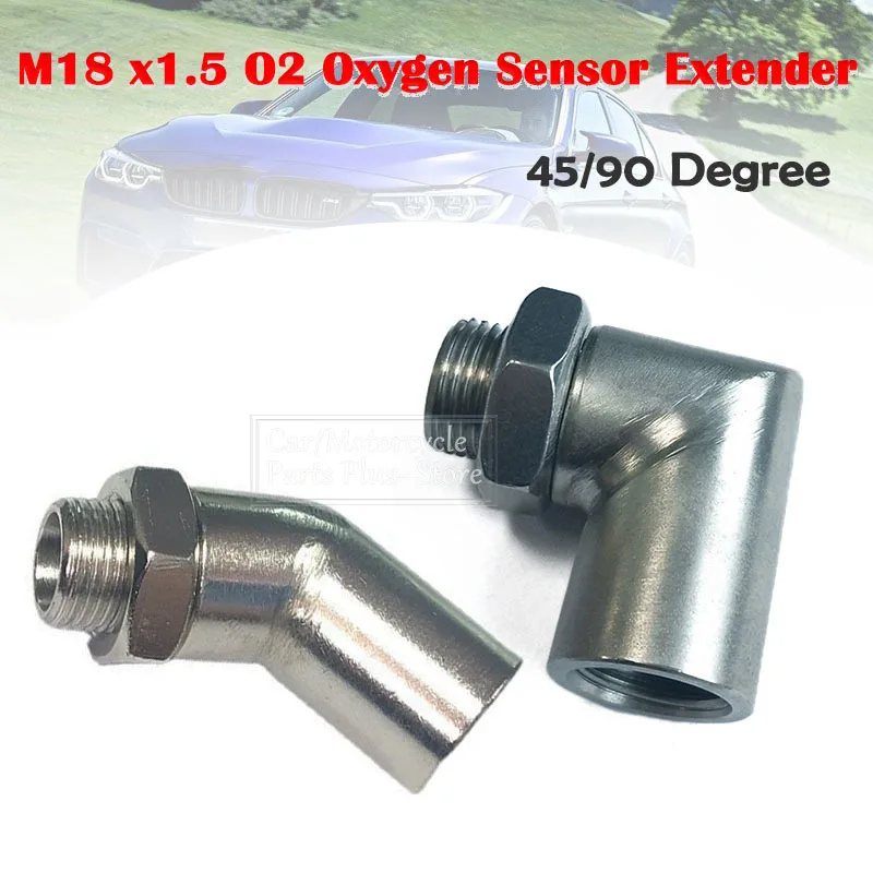45/90 Degree M18 x 1.5 O2 Oxygen Sensor Extender Spacer For Hydrogen Oxygen Sensor Extender Adjustable Silver
45/90 Degree M18 x 1.5 O2 Oxygen Sensor Extender Spacer For Hydrogen Oxygen Sensor Extender Adjustable Silver