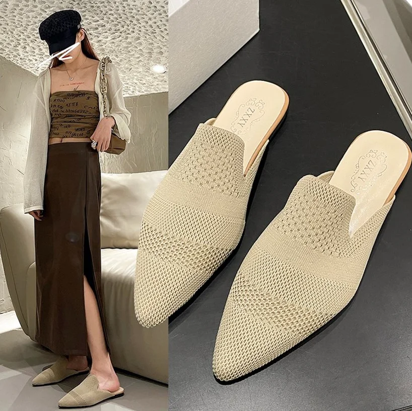 Baotou shoes female summer outside the 2023 spring new fashion flat shoes breathable pointed
Baotou shoes female summer outside the 2023 spring new fashion flat shoes breathable pointed