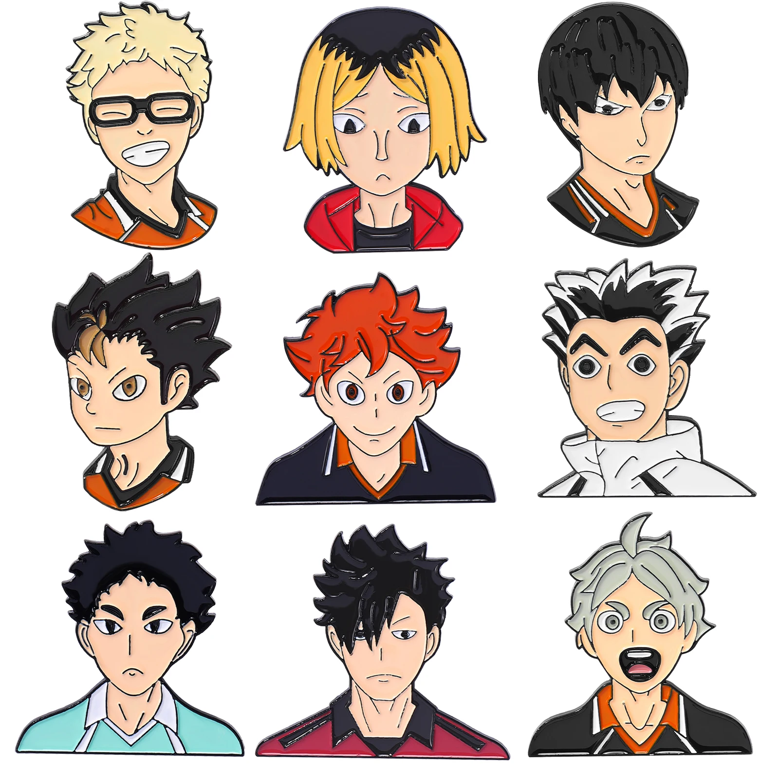 Japanese Anime Enamel Pins Cool Character Brooch Clothes Backpack Lapel Badges For Friends Fashion Jewelry Accessories Gifts
Japanese Anime Enamel Pins Cool Character Brooch Clothes Backpack Lapel Badges For Friends Fashion Jewelry Accessories Gifts