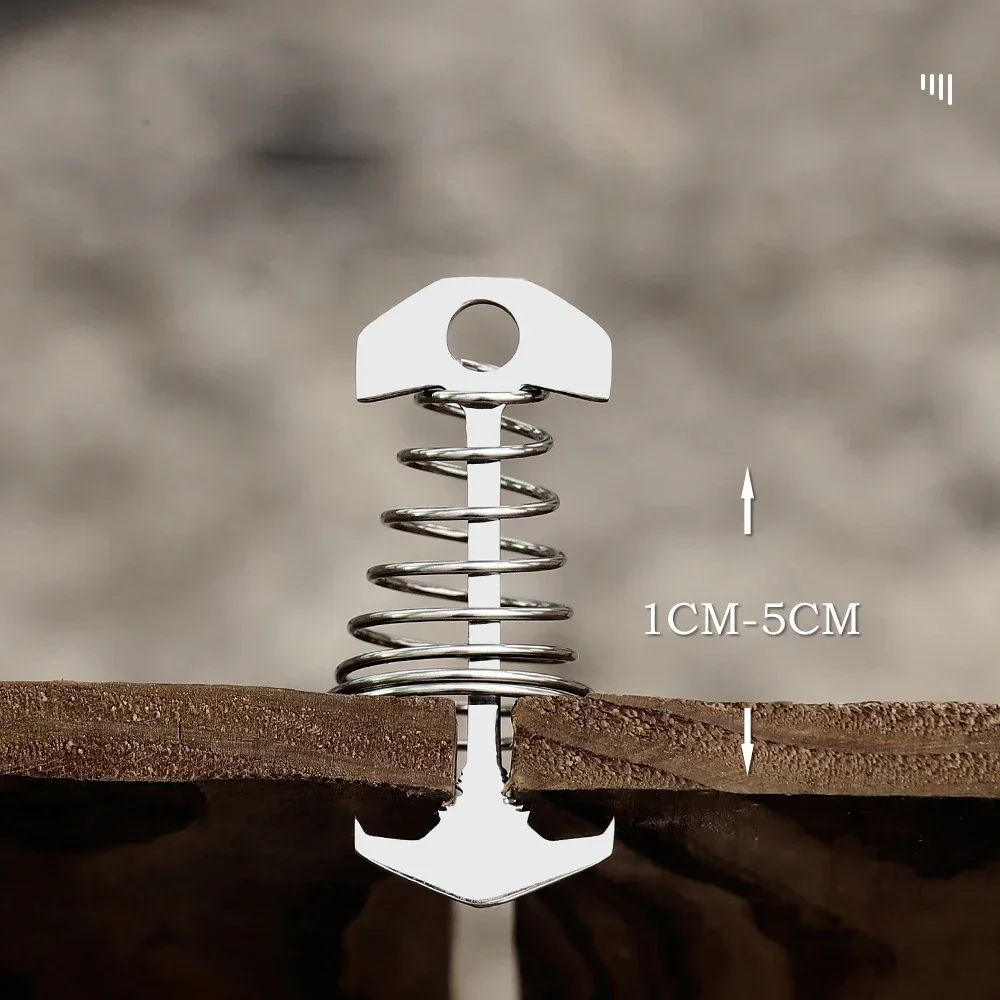 Tent Pegs Rope Buckle Adjustable Plank Floor Spring Fishbone Anchor Awning Deck Stakes Fixed Nails Camping Tent Hooks
Tent Pegs Rope Buckle Adjustable Plank Floor Spring Fishbone Anchor Awning Deck Stakes Fixed Nails Camping Tent Hooks