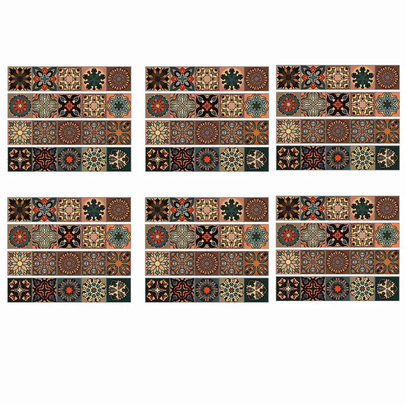 120 Pcs 3D Multi Moroccan Self-Adhesive Bathroom Kitchen Wall Stair Tile Sticker
120 Pcs 3D Multi Moroccan Self-Adhesive Bathroom Kitchen Wall Stair Tile Sticker