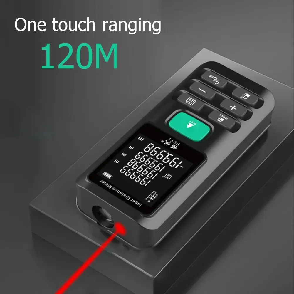 Afstandsmeter 70M 120M Lange Afstand Meten Laser Afstandsmeter Digitale Hoek Range Finder Laser Meetlint Tool
Afstandsmeter 70M 120M Lange Afstand Meten Laser Afstandsmeter Digitale Hoek Range Finder Laser Meetlint Tool