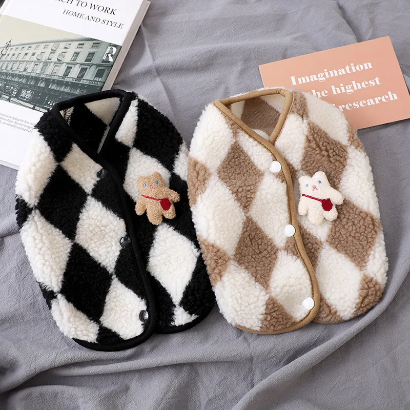 Diamond Dog Clothes Teddy Bomei Autumn and Winter Clothing Pet Vest Warm Cotton Coat Fashion Small Dog Coat S-XXL
Diamond Dog Clothes Teddy Bomei Autumn and Winter Clothing Pet Vest Warm Cotton Coat Fashion Small Dog Coat S-XXL