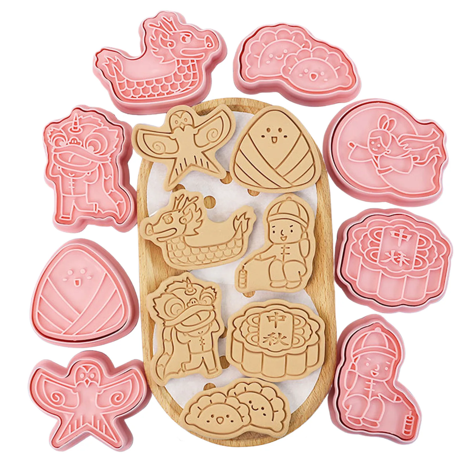 8 Pieces Folk Festival Cookie Cutters DIY Biscuit Cutters Molds For Party Holiday Decoration Favor 3D Cookie Stamp Mold With
8 Pieces Folk Festival Cookie Cutters DIY Biscuit Cutters Molds For Party Holiday Decoration Favor 3D Cookie Stamp Mold With