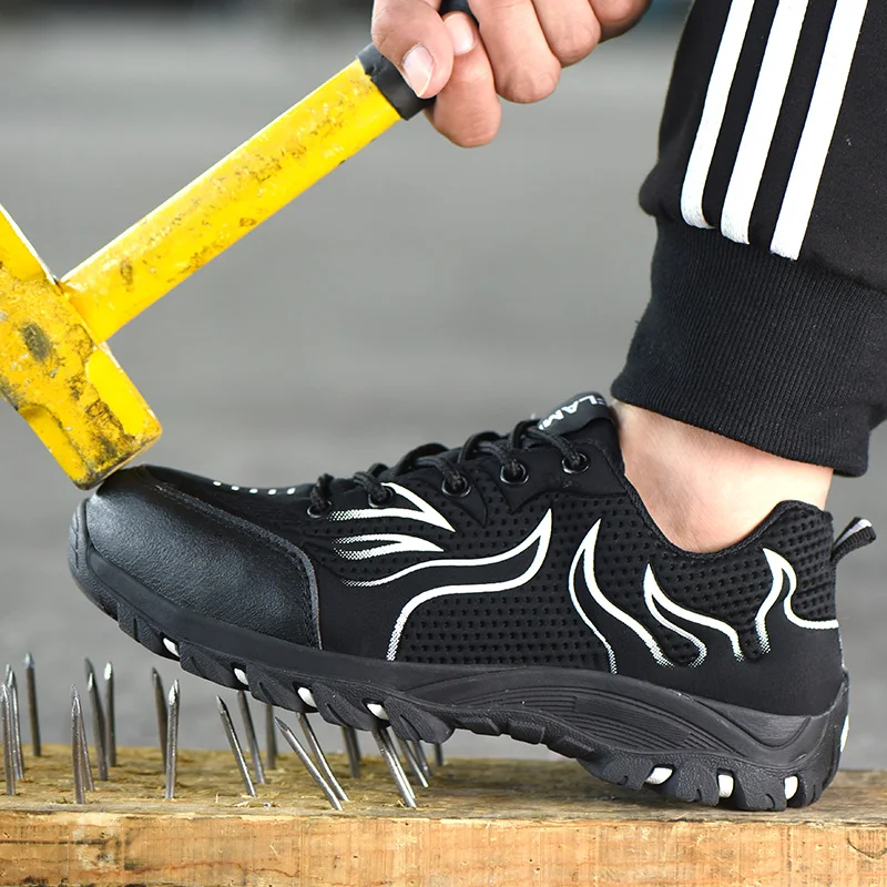 Men Work Safety Shoes Anti-puncture Working Sneakers Male Indestructible Work Shoes Men Boots Lightweight Men Shoes Safety Boots
Men Work Safety Shoes Anti-puncture Working Sneakers Male Indestructible Work Shoes Men Boots Lightweight Men Shoes Safety Boots