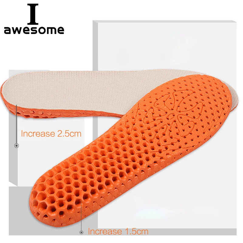 Breathable Honeycomb Height Increase Shoes Insoles for Men Women Reduce Muscular Ache Pain Insert Lift Taller Insole Pads
Breathable Honeycomb Height Increase Shoes Insoles for Men Women Reduce Muscular Ache Pain Insert Lift Taller Insole Pads