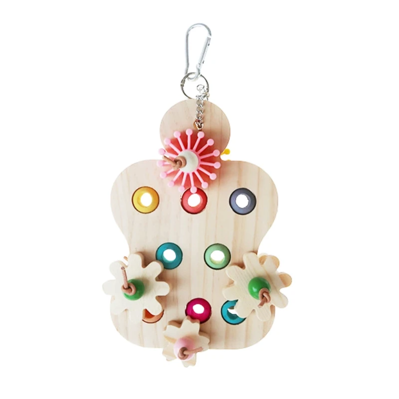Bird Chew Toy Parrot Cage Bite Toys Wooden Puzzle Toy for Small and Medium Parrots and Birds Hanging with Hook
Bird Chew Toy Parrot Cage Bite Toys Wooden Puzzle Toy for Small and Medium Parrots and Birds Hanging with Hook