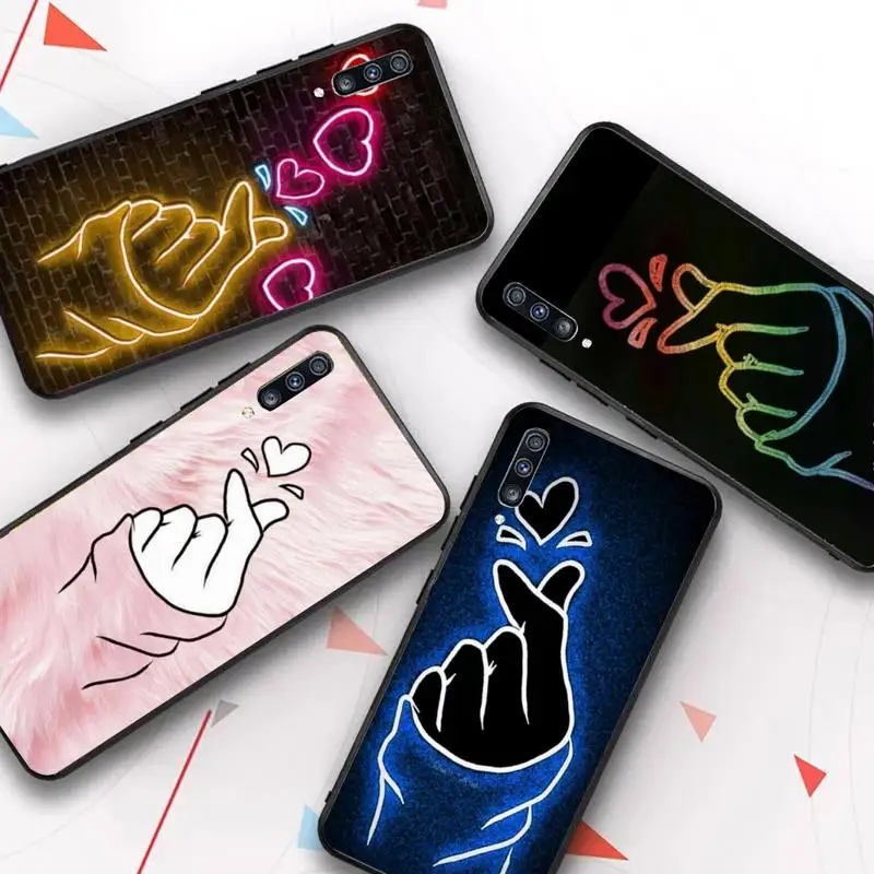 Korean Finger Heart Phone Case for Samsung A51 01 50 71 21S 70 31 40 30 10 20 S E 11 91 A7 A8 2018
Korean Finger Heart Phone Case for Samsung A51 01 50 71 21S 70 31 40 30 10 20 S E 11 91 A7 A8 2018