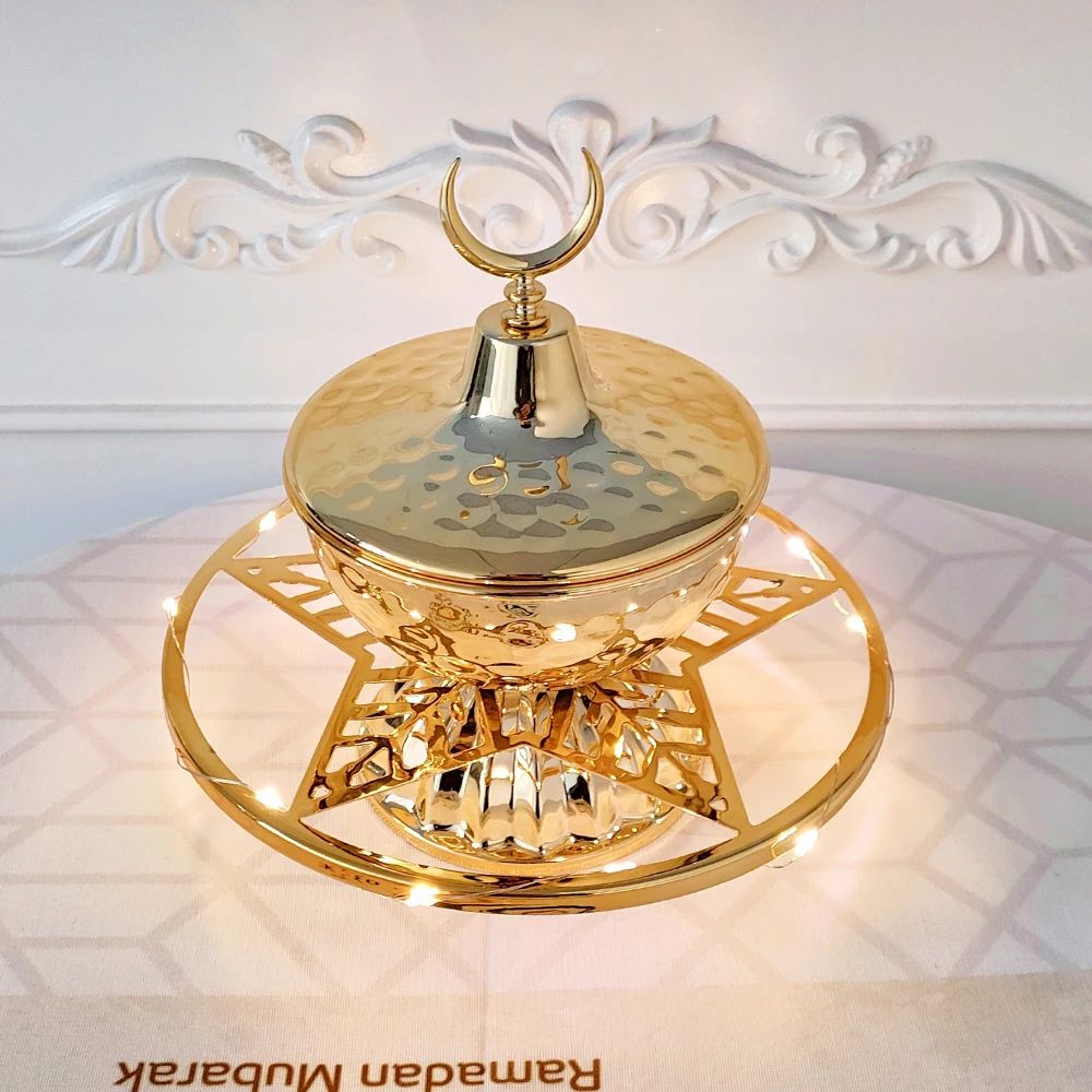 Eid Mubarak металлический золотой лоток для орехов с искусственным декором Рамадан для дома Ид Аль Адха исламский Раман кареем украшение для мус...
Eid Mubarak металлический золотой лоток для орехов с искусственным декором Рамадан для дома Ид Аль Адха исламский Раман кареем украшение для мус...