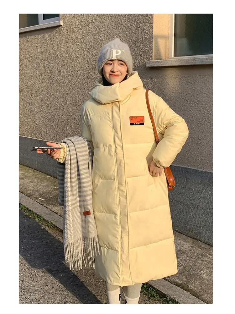 Beardon 2022 New Winter Women's Long Down Padded Hooded Loose Casual Thickened Warm Fashion Parkas Cotton Outerwear
Beardon 2022 New Winter Women's Long Down Padded Hooded Loose Casual Thickened Warm Fashion Parkas Cotton Outerwear