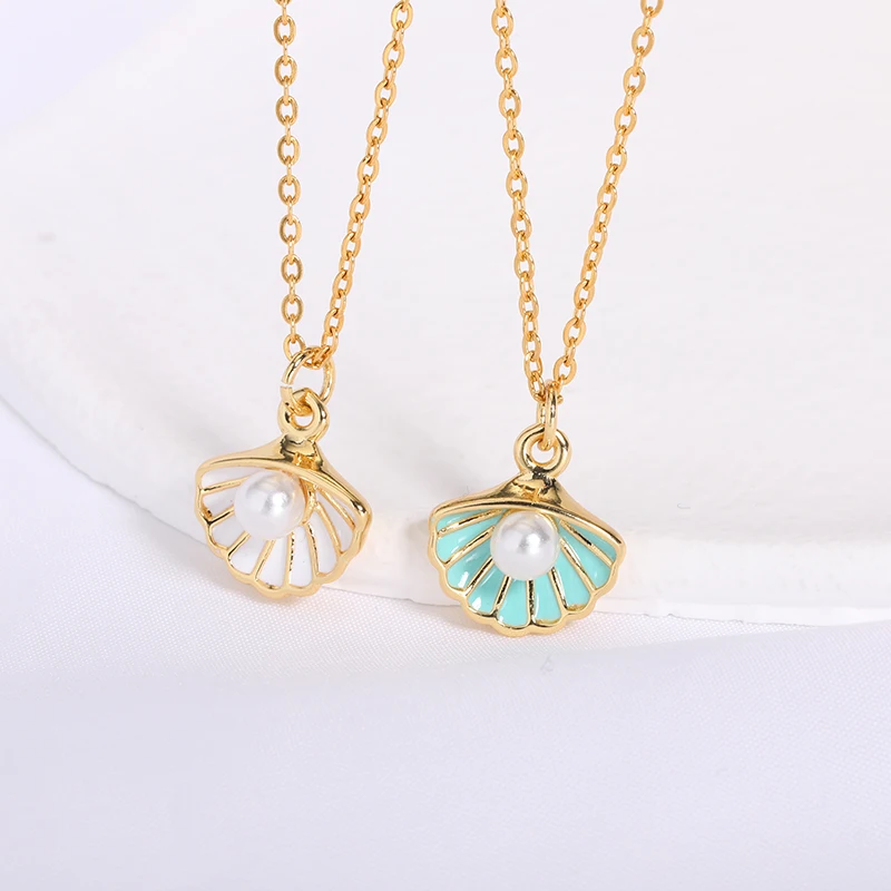 Summer Jewelry Shell Pearl Necklace For Women Luxury Engagement Wedding Pendant Choker Clavicle Chain Collar Girl Gift Wholesale
Summer Jewelry Shell Pearl Necklace For Women Luxury Engagement Wedding Pendant Choker Clavicle Chain Collar Girl Gift Wholesale