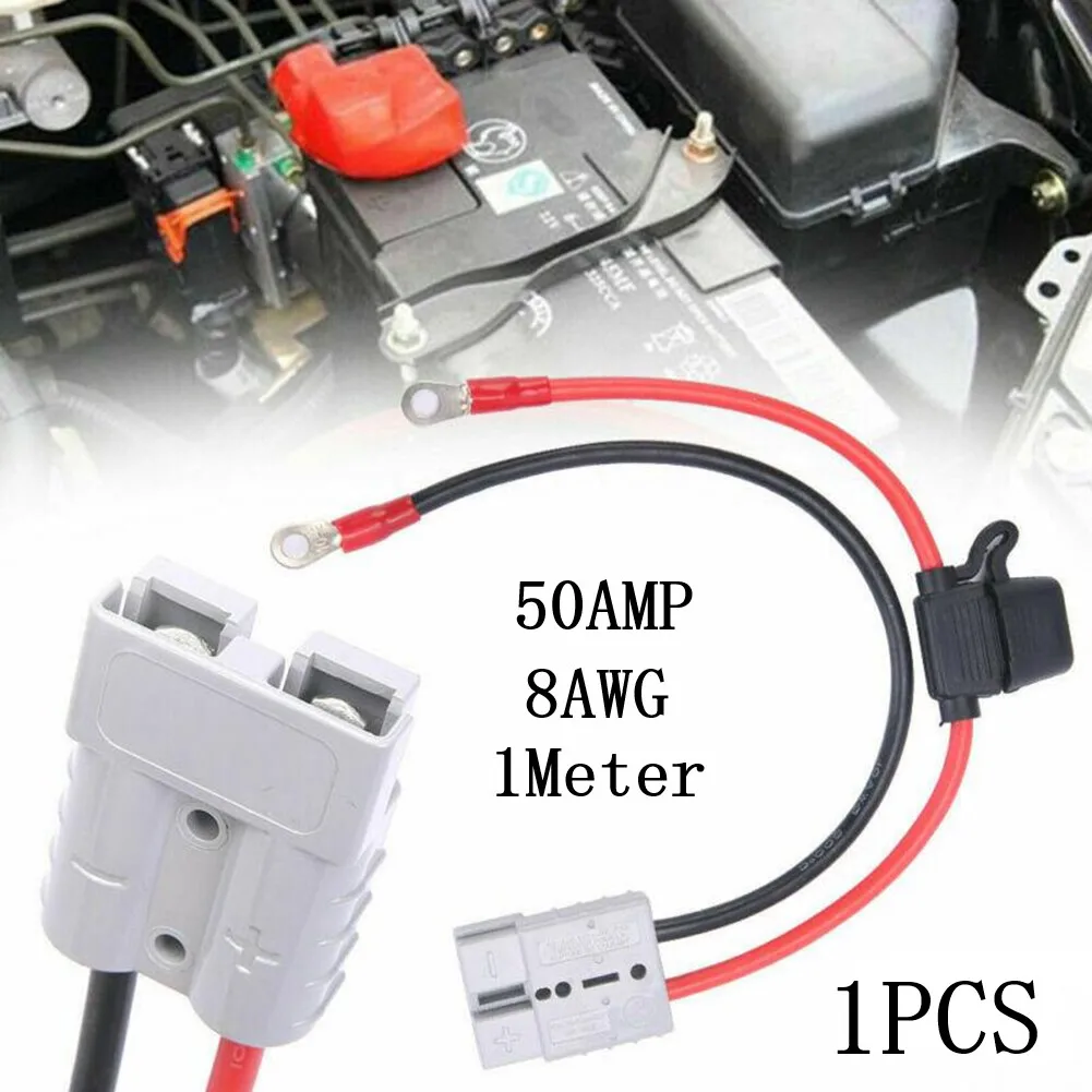 Battery Cable Quick Connect Wire 50A For DC-DC Chargers Battery Boxes Plug And Play Wiring Kit 8AWG With M8 Terminals
Battery Cable Quick Connect Wire 50A For DC-DC Chargers Battery Boxes Plug And Play Wiring Kit 8AWG With M8 Terminals