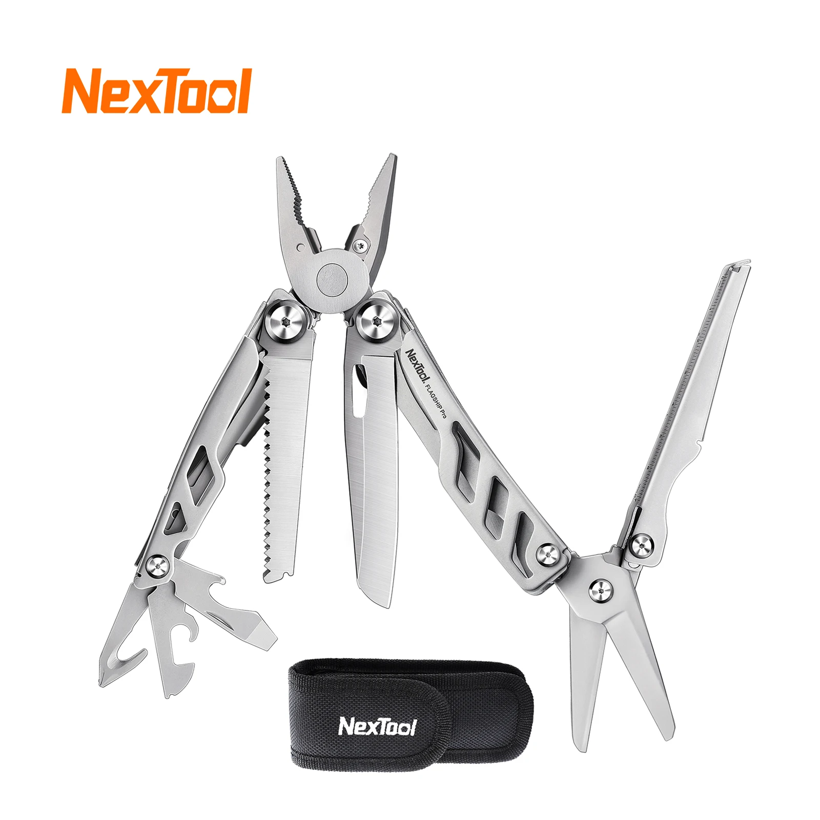 

NexTool 16 in 1 Pocket Multi-tool Camping Knife With Bag Pliers Folding Tactical edc survival knives Saw Scissors Opener Breaker