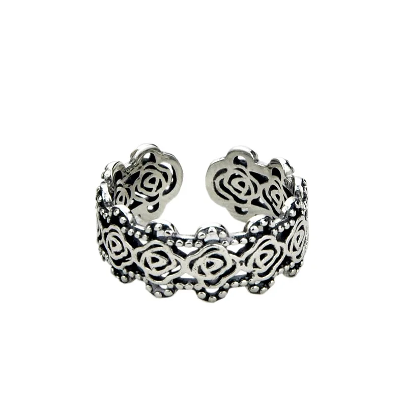 All-body S925 Sterling Silver Ring Women's Vintage Carved Opening Adjustable Small Design Luxury Jewelry
All-body S925 Sterling Silver Ring Women's Vintage Carved Opening Adjustable Small Design Luxury Jewelry