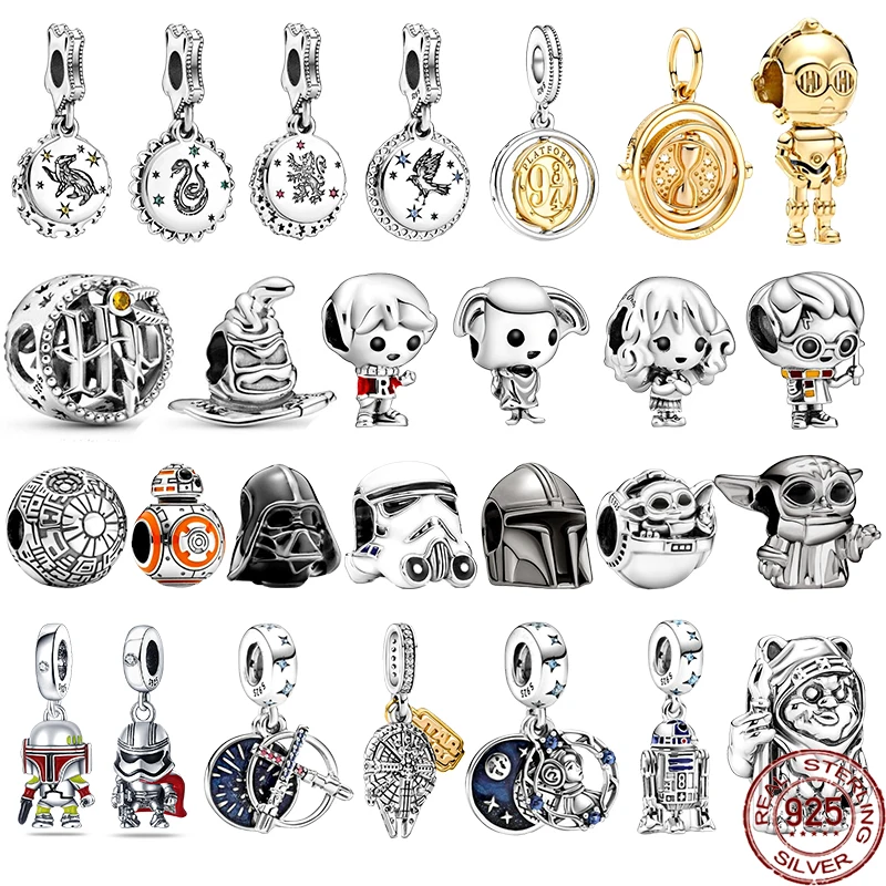 Бусины из серебра 925 пробы в виде браслета «Звездные войны»
Бусины из серебра 925 пробы в виде браслета «Звездные войны»