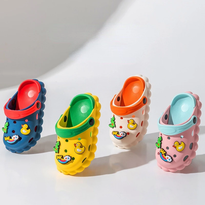 Summer Kids Slippers Boys Girls Cartoon Cute Cave Hole Shoes Children Soft Soled Non-slip Flip Flops Sandals Toddler Slippers
Summer Kids Slippers Boys Girls Cartoon Cute Cave Hole Shoes Children Soft Soled Non-slip Flip Flops Sandals Toddler Slippers