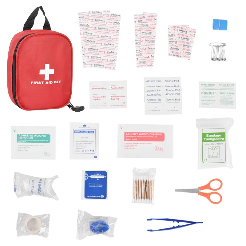 120pcs/pack Emergency Survival Set First Aid Kit for Medicines Outdoor Camping Hiking Medical Bag Emergency Handbag
120pcs/pack Emergency Survival Set First Aid Kit for Medicines Outdoor Camping Hiking Medical Bag Emergency Handbag