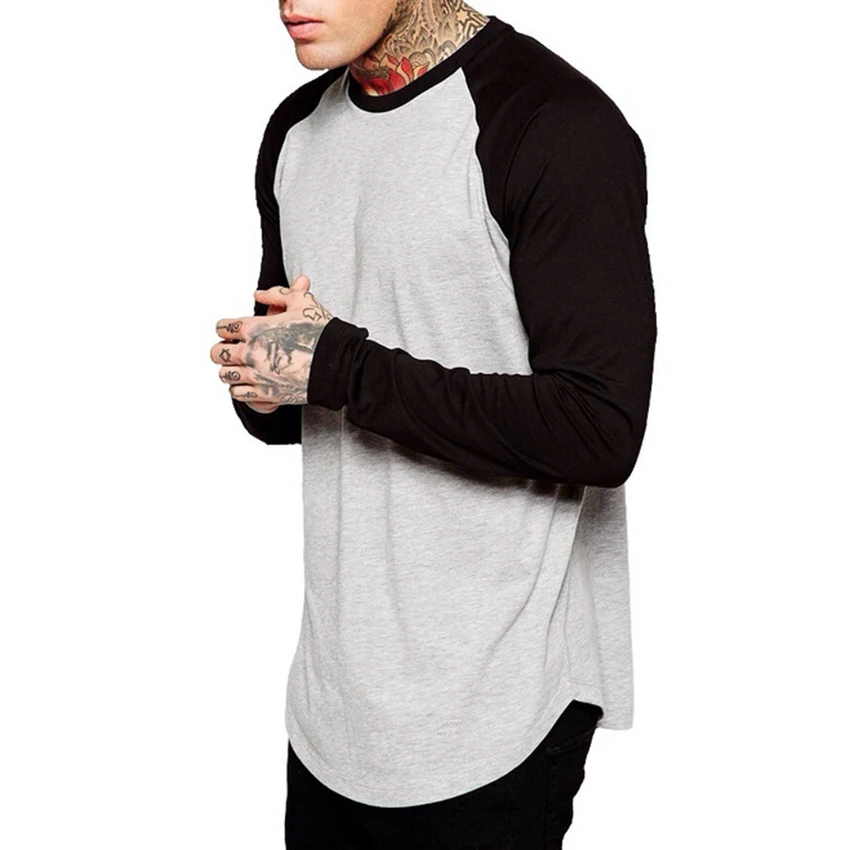 Men Long Sleeves Raglan Sleeve T Shirt Autumn Style Casual Fashion Clothing Hip Hop Streetwear Tshirt Splicing Male Tees Tops 
Men Long Sleeves Raglan Sleeve T Shirt Autumn Style Casual Fashion Clothing Hip Hop Streetwear Tshirt Splicing Male Tees Tops