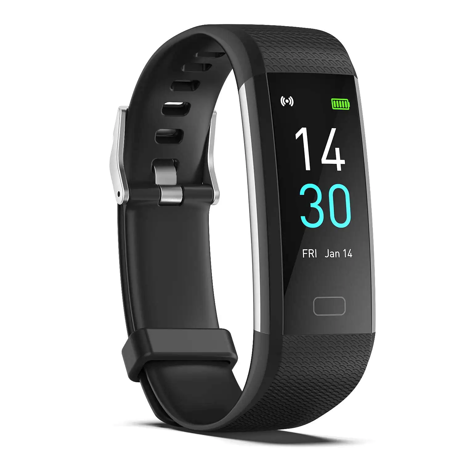 Fitness Activity Tracker with Heart Rate Monitor Watch Women Men Kids, Black
Fitness Activity Tracker with Heart Rate Monitor Watch Women Men Kids, Black