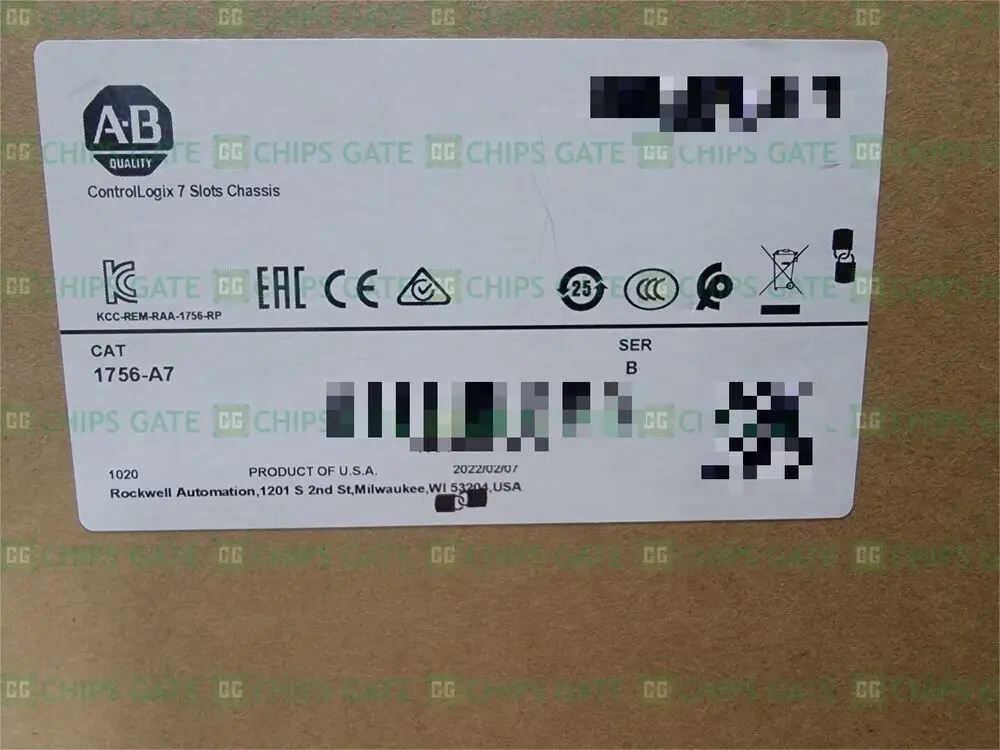 AB 1756-A7 7 слотов шасси 1756A7 новая Заводская герметизация 
AB 1756-A7 7 слотов шасси 1756A7 новая Заводская герметизация