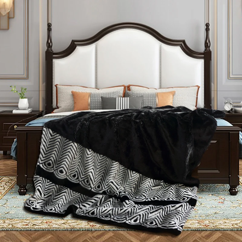 Роскошное Одеяло из искусственного меха, удобное одеяло для дивана, одеяло для королевского размера 150x200 см, с геометрическим рисунком и хво... 
Роскошное Одеяло из искусственного меха, удобное одеяло для дивана, одеяло для королевского размера 150x200 см, с геометрическим рисунком и хво...