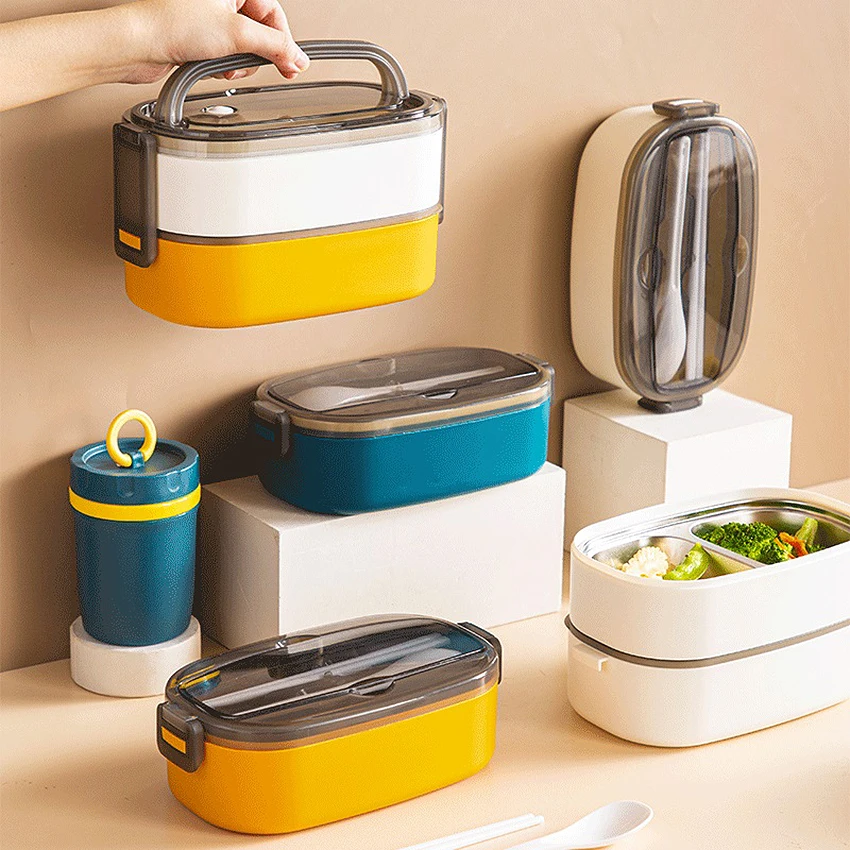 Портативный Ланч-бокс из нержавеющей стали, японский многоуровневый герметичный контейнер для бенто, контейнер для еды для женщин и детей, ...
Портативный Ланч-бокс из нержавеющей стали, японский многоуровневый герметичный контейнер для бенто, контейнер для еды для женщин и детей, ...