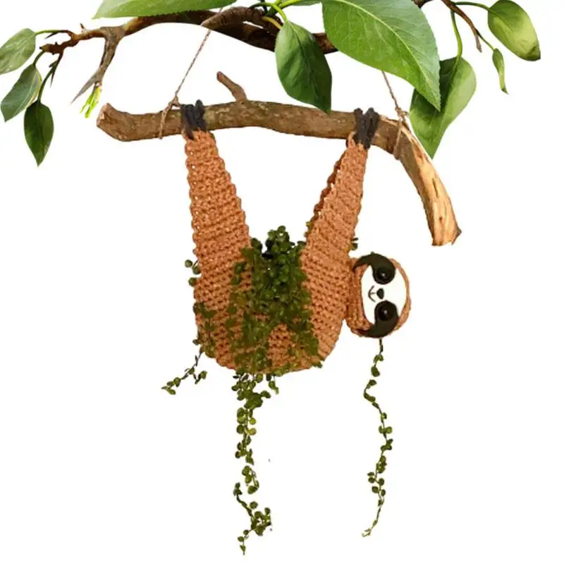 sloth Plant hanger Crochet Plant Hanger For Succulent Pot Home Decor Planter sloth Wall Planter Macrame Planter Supplies
sloth Plant hanger Crochet Plant Hanger For Succulent Pot Home Decor Planter sloth Wall Planter Macrame Planter Supplies