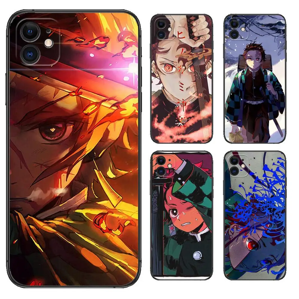 

Demon Slayer Tanjiro Game Phone Case for IPhone 14 13 12 11 Pro Max Mini SE XR X XS Max 8Plus 7plus 6 6S New TPU Phone Cover