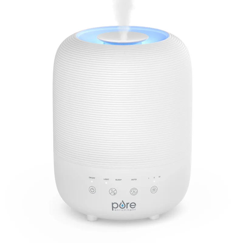 Top Fill Humidifier - Automatic mode humidity sensor, 3 fog setting, Patent maglev
Top Fill Humidifier - Automatic mode humidity sensor, 3 fog setting, Patent maglev