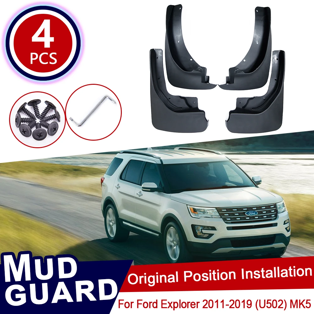 

for Ford Explorer 2011~2019 U502 MK5 Car Mud Flaps Front Rear Mudguard Splash Guards Fender Mudflaps 2014 2015 2016 2017 2018