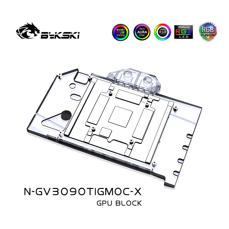 Водяной блок Bykski GPU для GIGABYTE 3090TI GAMING OC видеокарта/полное покрытие, медный радиатор, блок водяного охлаждения
Водяной блок Bykski GPU для GIGABYTE 3090TI GAMING OC видеокарта/полное покрытие, медный радиатор, блок водяного охлаждения