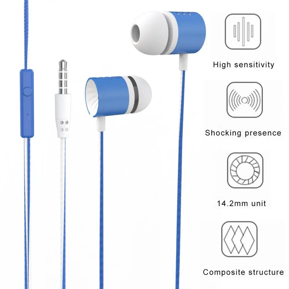 Wired Earbud Powerful Bass Intelligent Noise Cancelling Ergonomic 3.5mm Stereo Sports In-ear Gaming Earbud for Running
Wired Earbud Powerful Bass Intelligent Noise Cancelling Ergonomic 3.5mm Stereo Sports In-ear Gaming Earbud for Running