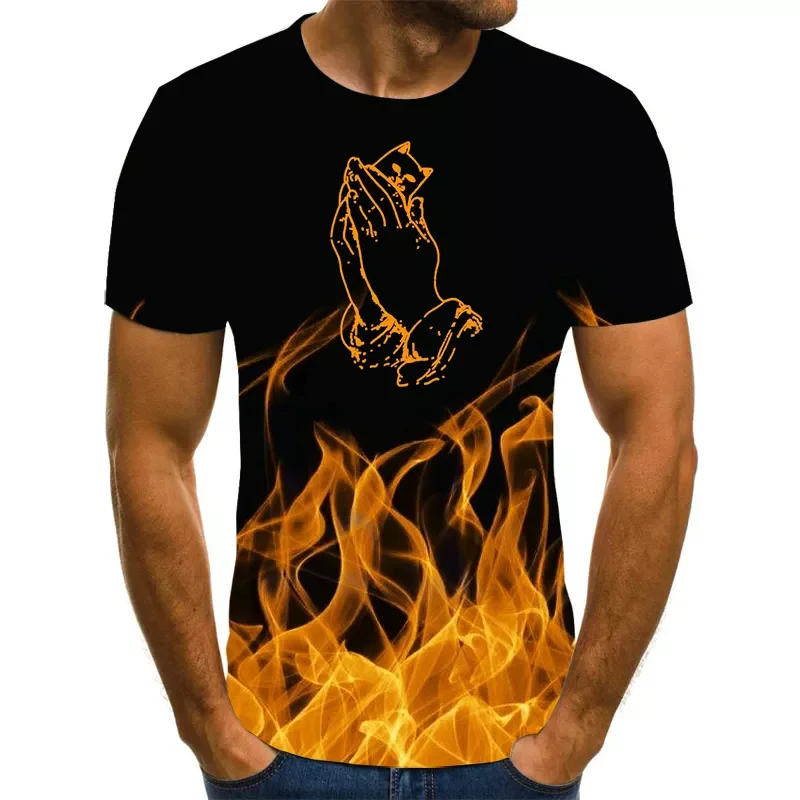 Men's T-Shirt Top Summer Loose Street Fashion Trend Casual T-Shirt Men's Cartoon Pattern Animal Cat Print 3D T-Shirt Top
Men's T-Shirt Top Summer Loose Street Fashion Trend Casual T-Shirt Men's Cartoon Pattern Animal Cat Print 3D T-Shirt Top