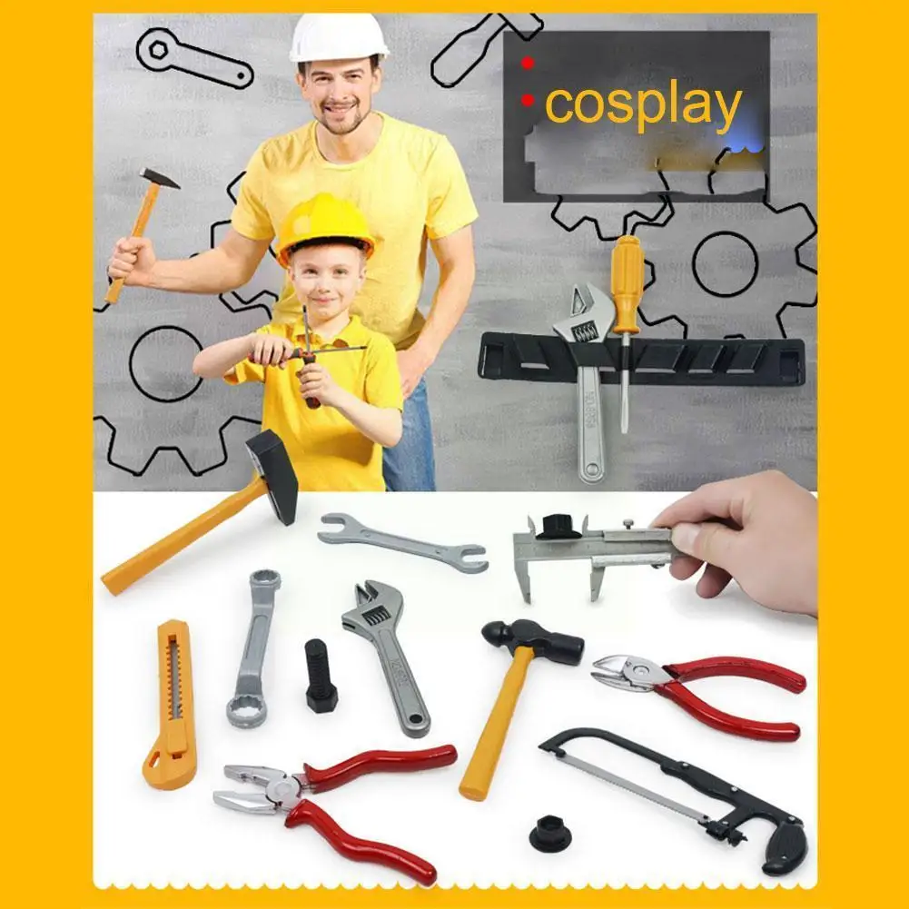 Моделирование детских игрушек набор инструментов для ремонта для мальчиков, безопасные пластиковые детские инструменты для обслуживания, ... 
Моделирование детских игрушек набор инструментов для ремонта для мальчиков, безопасные пластиковые детские инструменты для обслуживания, ...