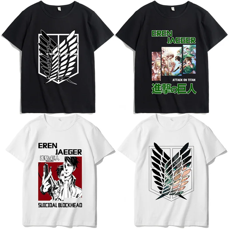 Anime Attack on Titan Eren Jaeger Cosplay Costume Short Sleeves T-shirt Casual Top Men Women Summer Costumes New
Anime Attack on Titan Eren Jaeger Cosplay Costume Short Sleeves T-shirt Casual Top Men Women Summer Costumes New