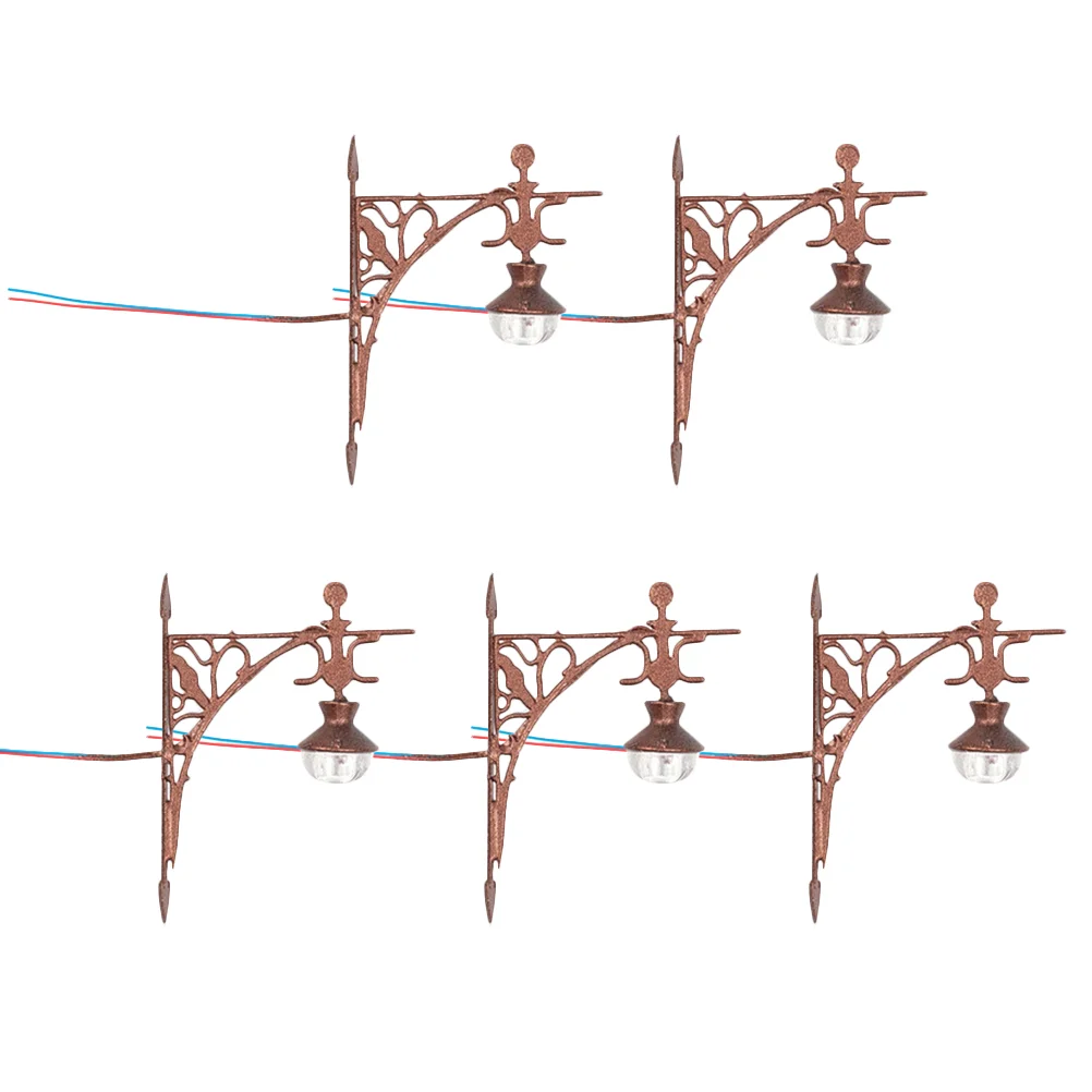 Декоративные настенные светильники из нержавеющей стали с АБС-пластиком, 5 шт. 
Декоративные настенные светильники из нержавеющей стали с АБС-пластиком, 5 шт.