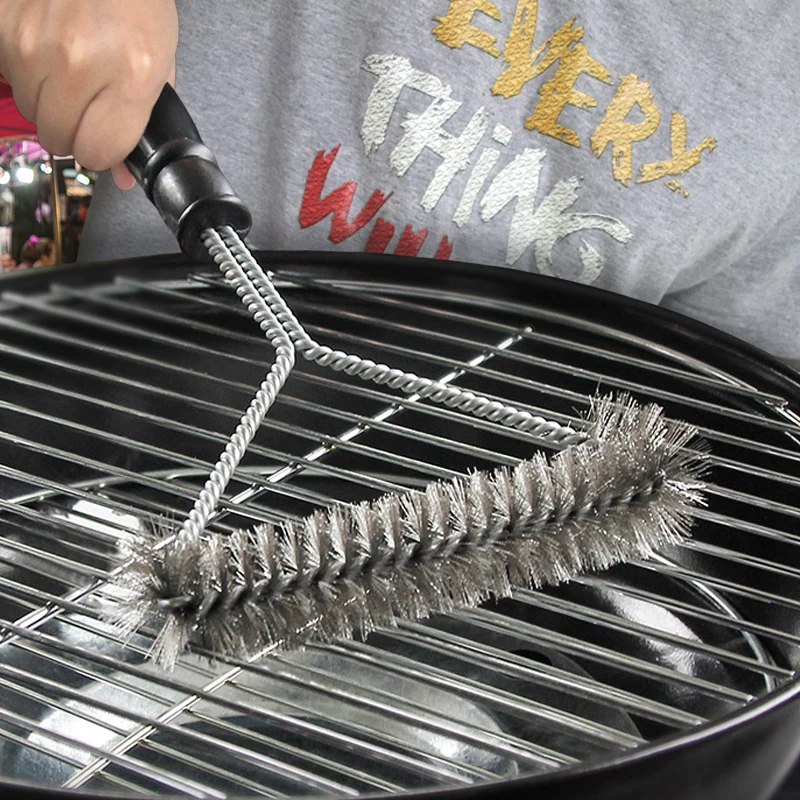 Kitchen Accessories BBQ Grill Barbecue Kit Cleaning Brush Stainless Steel Cooking Tools Wire Bristles Triangle Cleaning Brushes
Kitchen Accessories BBQ Grill Barbecue Kit Cleaning Brush Stainless Steel Cooking Tools Wire Bristles Triangle Cleaning Brushes