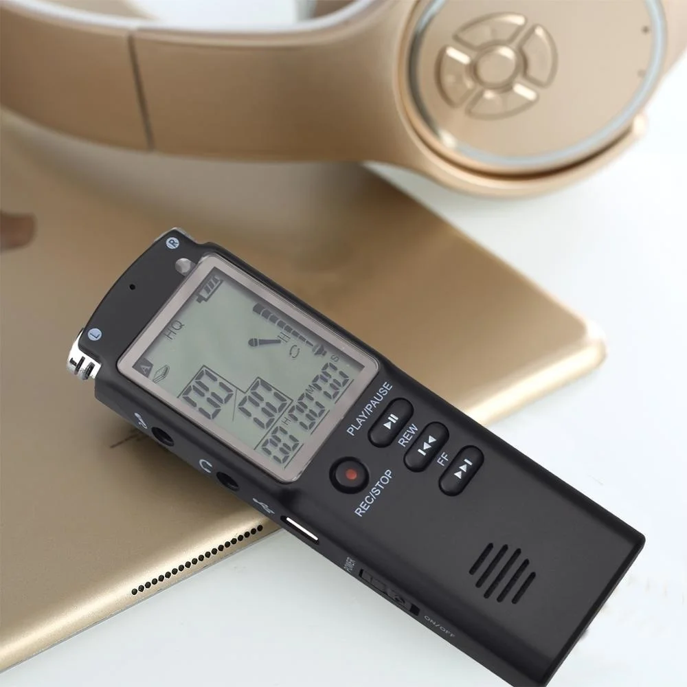 

Профессиональный цифровой аудио-диктофон с голосовой активацией, 8 ГБ, 16 ГБ, 32 ГБ, USB-ручка, Mp3 плеер без потерь, Запись MP3/WAV 1536 кбит/с