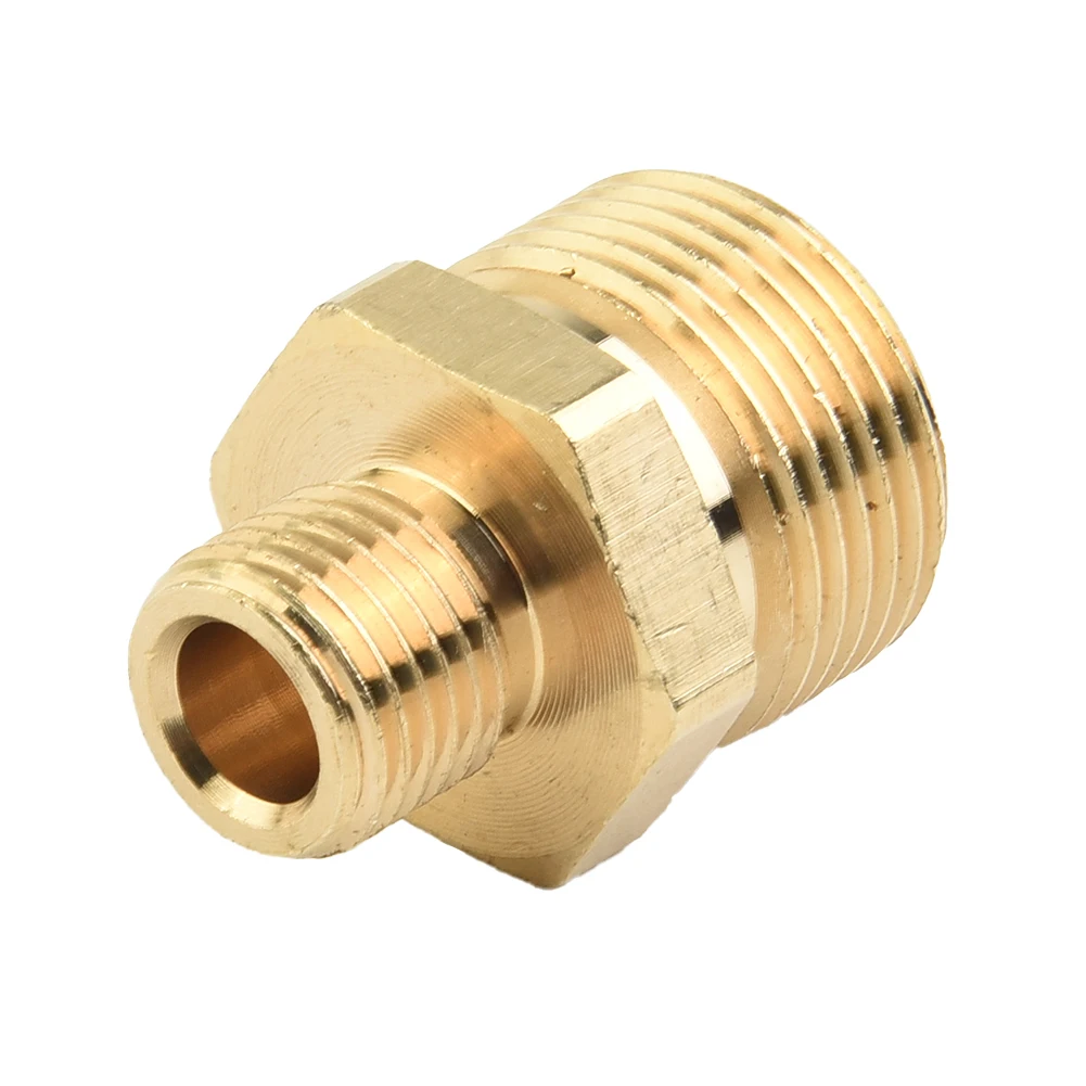 M22x1.5 To G1/4" Garden Hose Repair Connector Hose End Connector Adapter Hose Pipe Durable Garden Tools Quick Connector Fittings
M22x1.5 To G1/4" Garden Hose Repair Connector Hose End Connector Adapter Hose Pipe Durable Garden Tools Quick Connector Fittings