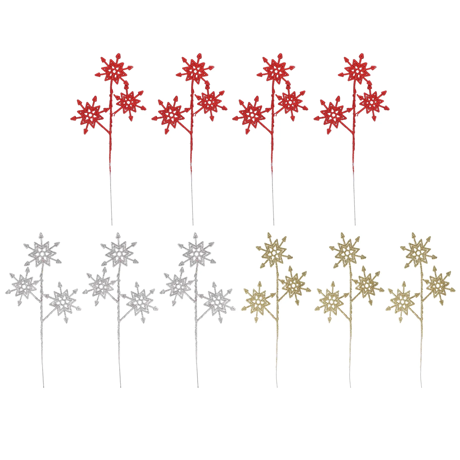 Christmas Picks Glitter Leaf Spray Flower Leaves Stem Floral Poinsettia Artificial Pine Branches
Christmas Picks Glitter Leaf Spray Flower Leaves Stem Floral Poinsettia Artificial Pine Branches