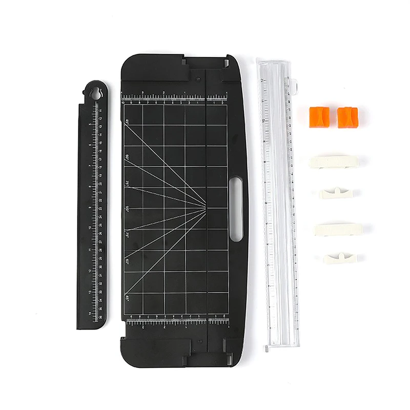 1PC A4 Multifunctional Paper Trimmer Cutters Guillotine Photo Cutter Cutting Mat With Pull-out Rule Paper Cutter Plastic Base 
1PC A4 Multifunctional Paper Trimmer Cutters Guillotine Photo Cutter Cutting Mat With Pull-out Rule Paper Cutter Plastic Base