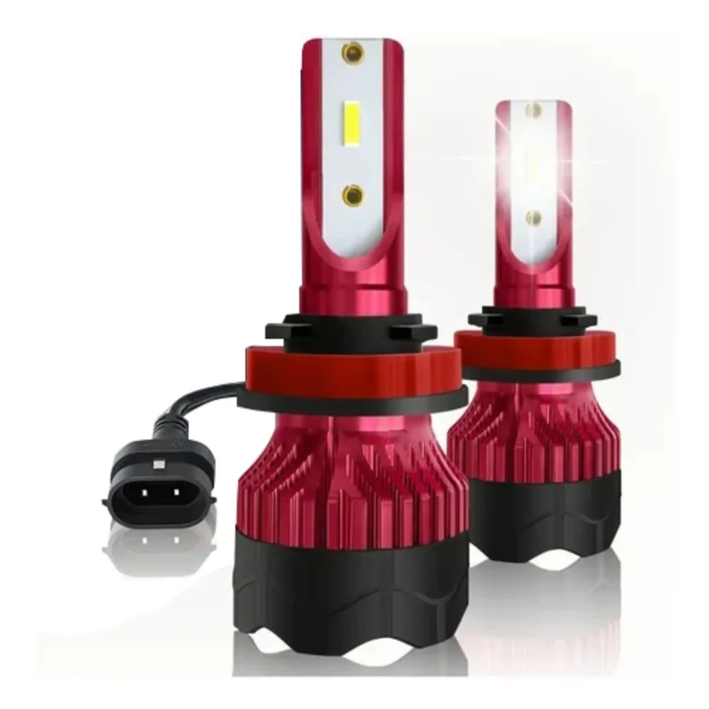 High-Quality Car Fog Light Bulb H8 H9 H11 LED Headlight Bulbs, 60W 6500K 14000lm, Canbus Included, Universal Fit Lamps
High-Quality Car Fog Light Bulb H8 H9 H11 LED Headlight Bulbs, 60W 6500K 14000lm, Canbus Included, Universal Fit Lamps
