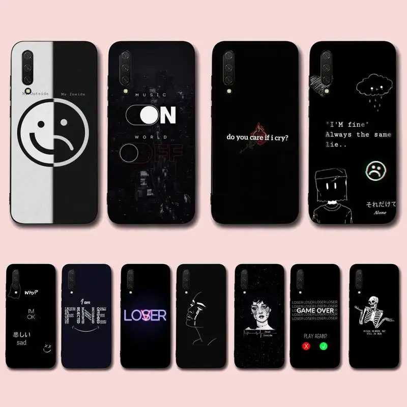 Sad depression Black Word Phone Case for Xiaomi mi 5 6 8 9 10 lite pro SE Mix 2s 3 F1 Max2 3
Sad depression Black Word Phone Case for Xiaomi mi 5 6 8 9 10 lite pro SE Mix 2s 3 F1 Max2 3