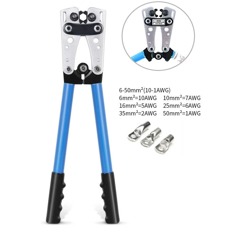 Adjustable Nose Type Crimping Clamp European Large Copper Aluminum Bare Terminal Stripping Multifunctional Pliers Hand Tool
Adjustable Nose Type Crimping Clamp European Large Copper Aluminum Bare Terminal Stripping Multifunctional Pliers Hand Tool