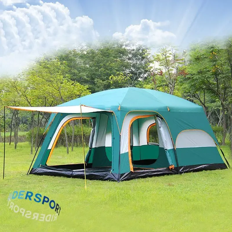 5-8People Family Tent Outdoor Camping Double Layer Fabric Windproof Sun Protection Mosquito Control Two Bedrooms One Living Room
5-8People Family Tent Outdoor Camping Double Layer Fabric Windproof Sun Protection Mosquito Control Two Bedrooms One Living Room