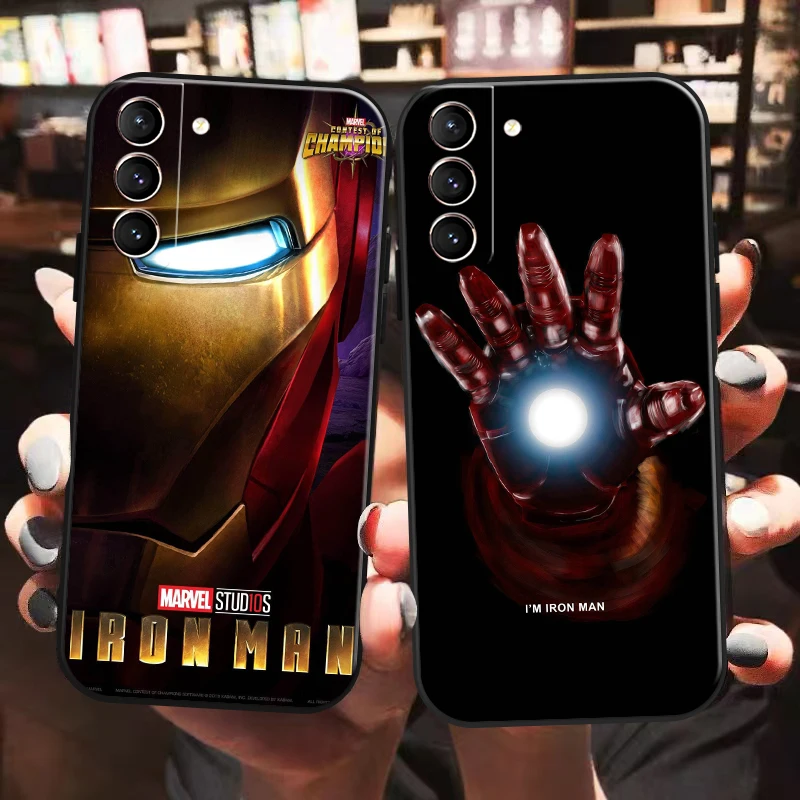 Marvel Avengers Iron Man For Samsung Galaxy S22 Ultra S21 S20 FE Plus Ultra 5G S10 Lite S10E Plus 5G Phone Case Black Carcasa
Marvel Avengers Iron Man For Samsung Galaxy S22 Ultra S21 S20 FE Plus Ultra 5G S10 Lite S10E Plus 5G Phone Case Black Carcasa