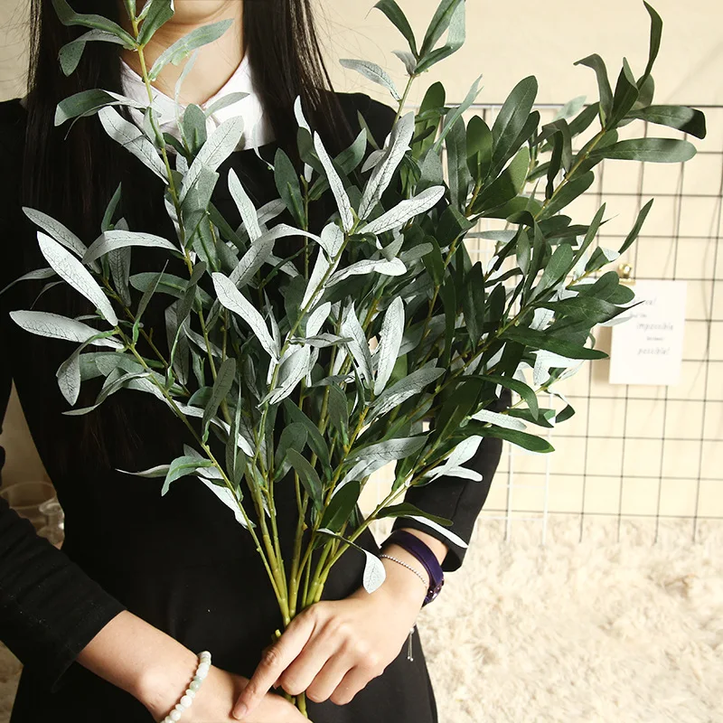 1Pc Artificial Olive Leaf Green Plant Branches Garland Party Home Vase Decor Olive leaf willow artificial flower
1Pc Artificial Olive Leaf Green Plant Branches Garland Party Home Vase Decor Olive leaf willow artificial flower