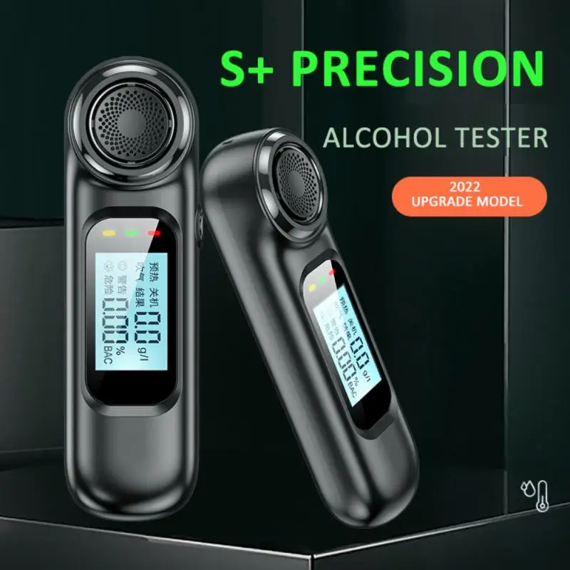 

Car Drink Driving Tester Alcohol Concentration Detector Breath Tester LED Display Check Drink Driving Blow-type Alcohol Tester